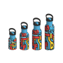 BPA Free 17OZ Stainless Steel Single Wall Portable Flask With Different Sizes and Lids Sport Kids Water Bottle