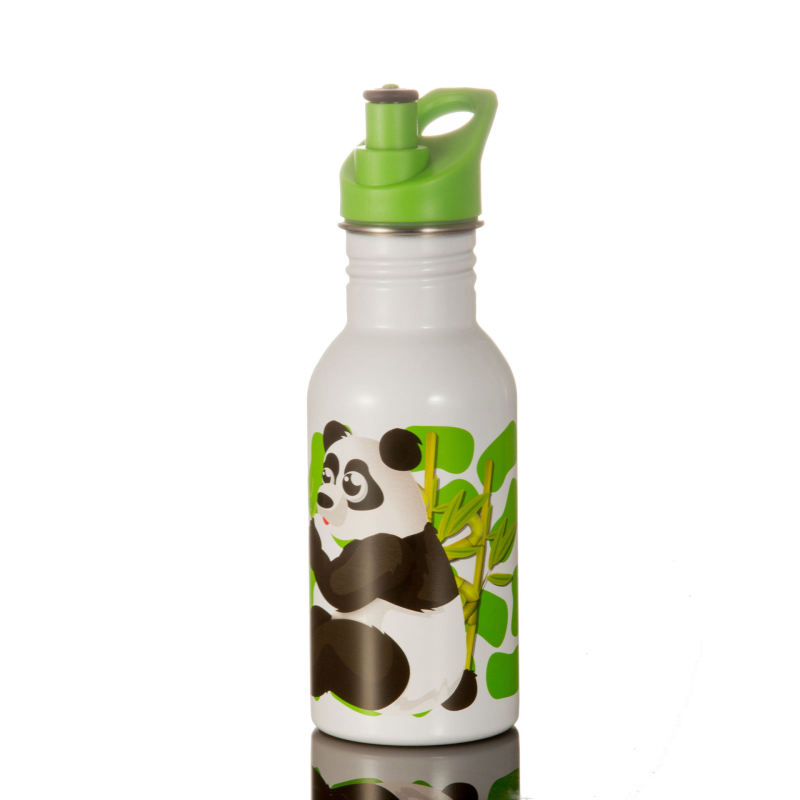 BPA Free 17OZ Stainless Steel Single Wall Portable Flask With Different Sizes and Lids Sport Kids Water Bottle