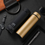 Small MOQ 500ml Double Wall Vacuum Flask Seal Stainless Steel Water Bottles with Strainer