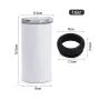 Customized 16oz Double Wall Thermos Insulated Sport Water Cup Stainless Steel Beer Cup Lid Cooler