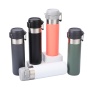 Coocodrink High Quality 800ml Customized Water Bottle Powder Coated Double Wall Stainless Steel Vacuum Lock Lid Insulated Water Bottle