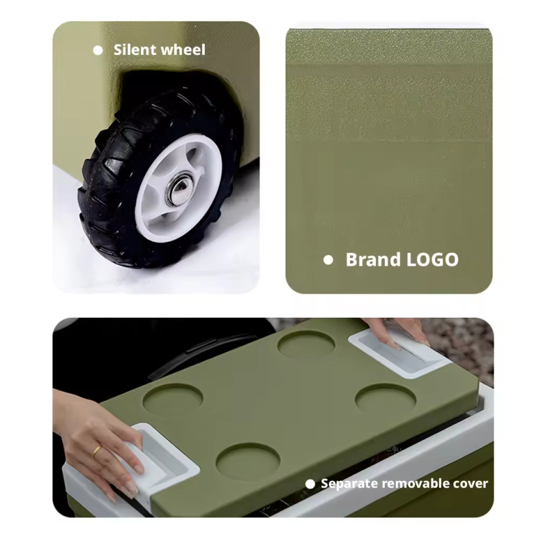 Hot Selling 35L Modern Plastic Thermal Insulated Camping Field Bar Hard Injection Ice Chest Cooler Box for Cans & Outdoor Use