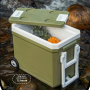 Hot Selling 35L Modern Plastic Thermal Insulated Camping Field Bar Hard Injection Ice Chest Cooler Box for Cans & Outdoor Use