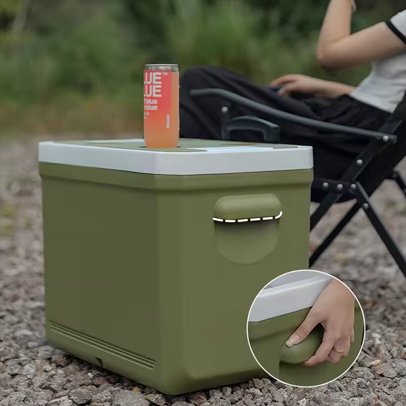Hot Selling 35L Modern Plastic Thermal Insulated Camping Field Bar Hard Injection Ice Chest Cooler Box for Cans & Outdoor Use