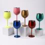 Wholesale Hot Sales Custom Color logo 304 Food Grade Stainless Steel Shot Glass with Lid for Party