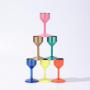 Factory Wholesale Custom Color logo 304 Food Grade Mini Stainless Steel Shot Glass with Lid for Home Party