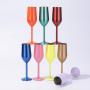 Factory Wholesale Custom Color logo 304 Food Grade Mini Stainless Steel Shot Glass with Lid for Home Party