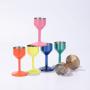 Factory Wholesale Custom Color logo 304 Food Grade Mini Stainless Steel Shot Glass with Lid for Home Party