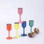 Factory Wholesale Custom Color logo 304 Food Grade Mini Stainless Steel Shot Glass with Lid for Home Party