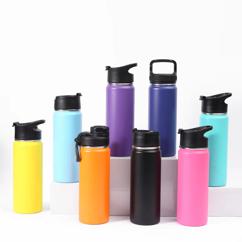 Portable 32oz Wide Mouth Sublimation Blank Water Custom Vacuum Bottle Stainless Steel Thermos Stainless Steel Water Flask