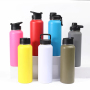 Portable 32oz Wide Mouth Sublimation Blank Water Custom Vacuum Bottle Stainless Steel Thermos Stainless Steel Water Flask