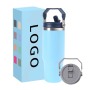 Newest Stainless Steel Insulated Travel Mug Leak Proof Iced Coffee Cup 30oz Tumbler with Handle and 2-in-1 Straw Lid