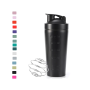 Custom Logo Stainless Steel 500ML Single Wall Gym Sports Water Bottle Fitness Protein Shaker Bottle