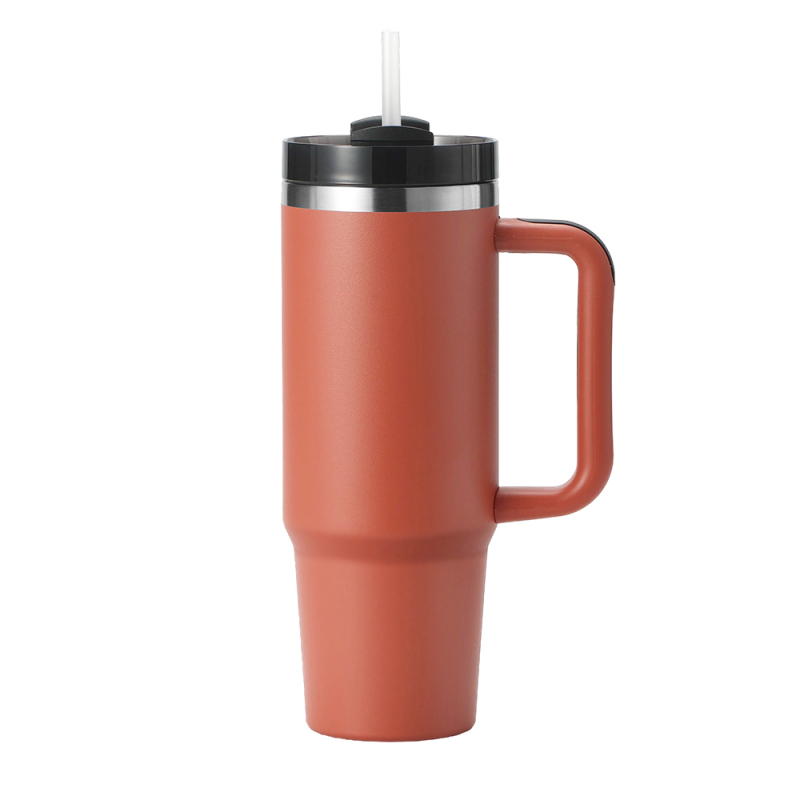 Coocodrink New Stainless 30oz Fog Steel Double Wall Tumbler Insulated Powder Coated with Wide Handle Vacuum Bottle for Laser Engraving
