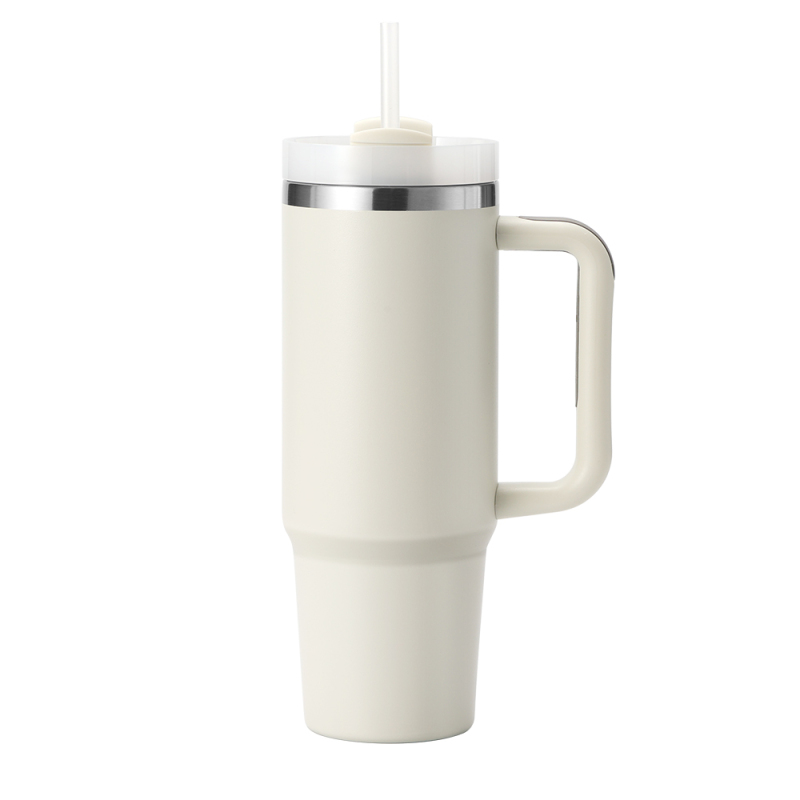 Coocodrink New Stainless 30oz Fog Steel Double Wall Tumbler Insulated Powder Coated with Wide Handle Vacuum Bottle for Laser Engraving