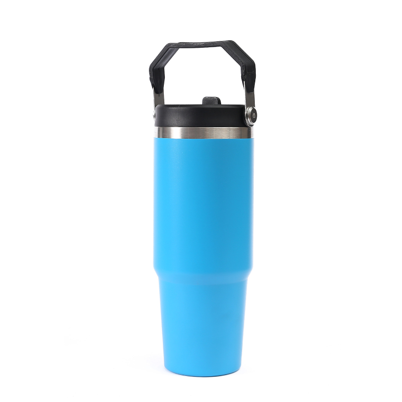 Vacuum Insulated Thermos Flasks 304 Stainless Steel Water Bottles 30oz Coffee Tumbler Mug