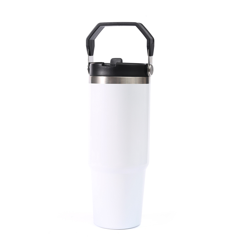 Vacuum Insulated Thermos Flasks 304 Stainless Steel Water Bottles 30oz Coffee Tumbler Mug
