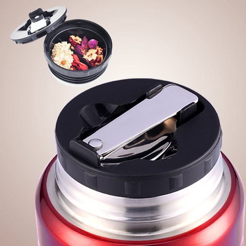 Coocodrink Hot Sales 750ml Children Food Flask Food Jar Stainless Steel Lunch Box Soup Container Water Bottle with Lid and Spoon
