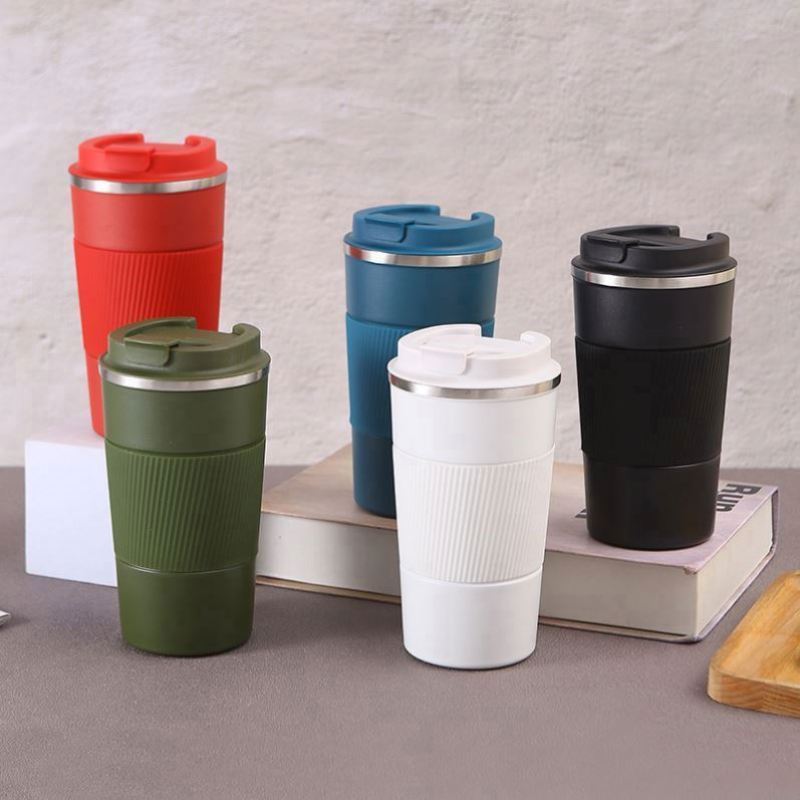 Wholesale White Vacuum Insulated Coffee Cup Tumbler Stainless Steel Custom Travel Mug Keep Hot and Cold for Men and Women