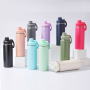 Wholesale Custom LOGO Double Wall Vacuum Insulated Thermos Stainless Steel Water Bottle With Straw Drinking