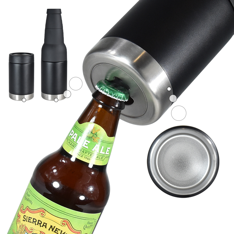 Coocodrink Custom Australia 14oz Metal Stainless Steel Insulated Bottom Opener Cooler Suitable 375ml Soda Beer Stubby Holder Can Cooler