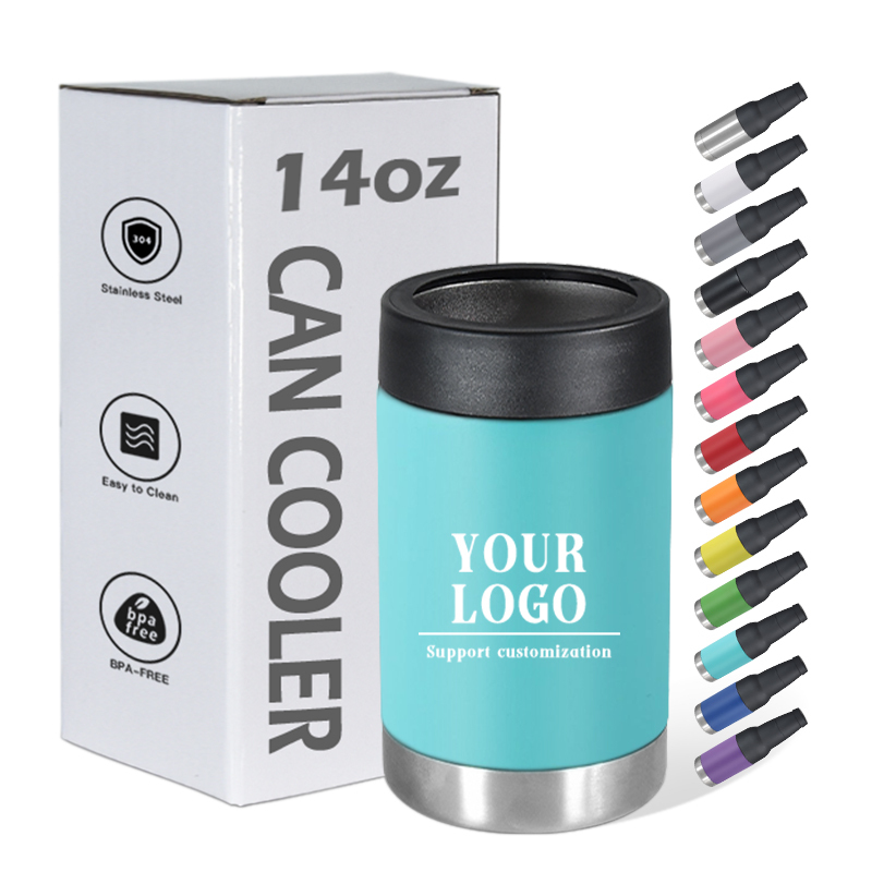 Coocodrink Custom Australia 14oz Metal Stainless Steel Insulated Bottom Opener Cooler Suitable 375ml Soda Beer Stubby Holder Can Cooler