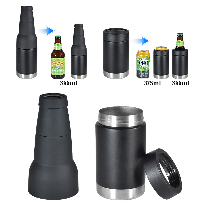 Coocodrink Custom Australia 14oz Metal Stainless Steel Insulated Bottom Opener Cooler Suitable 375ml Soda Beer Stubby Holder Can Cooler