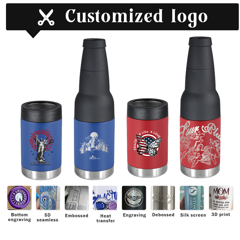 Coocodrink Custom Australia 14oz Metal Stainless Steel Insulated Bottom Opener Cooler Suitable 375ml Soda Beer Stubby Holder Can Cooler