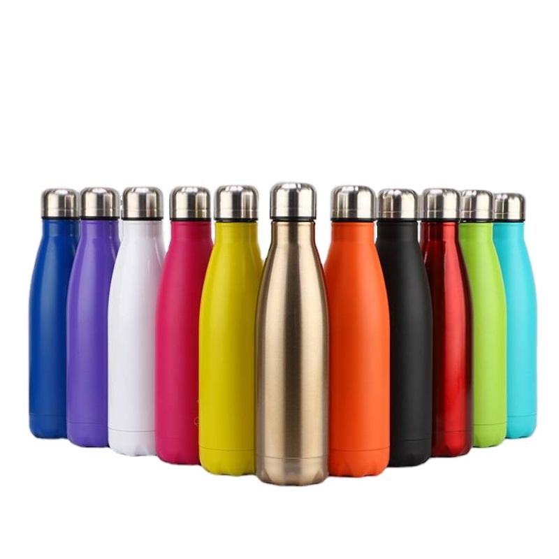 Wholesale Double Wall Hot Cold Stainless Steel Thermos Vacuum Insulated Flasks Custom Hot-Water Bottles With Logo