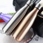 Wholesale 18/8 Stainless Steel Double Wall Vacuum Water Bottle Cola Shaped for Sports & Travel-for Camping
