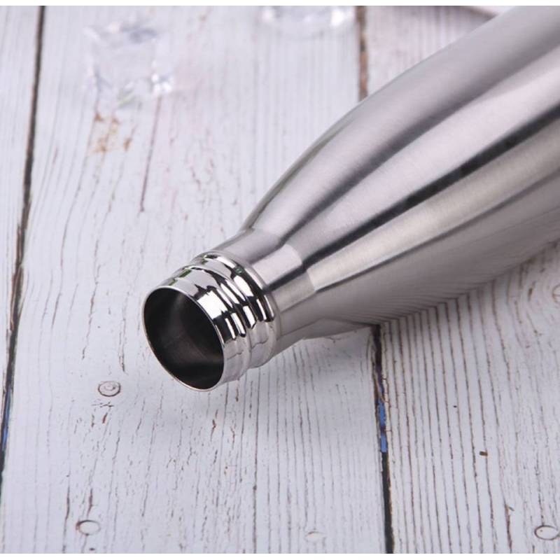 Wholesale 18/8 Stainless Steel Double Wall Vacuum Water Bottle Cola Shaped for Sports & Travel-for Camping