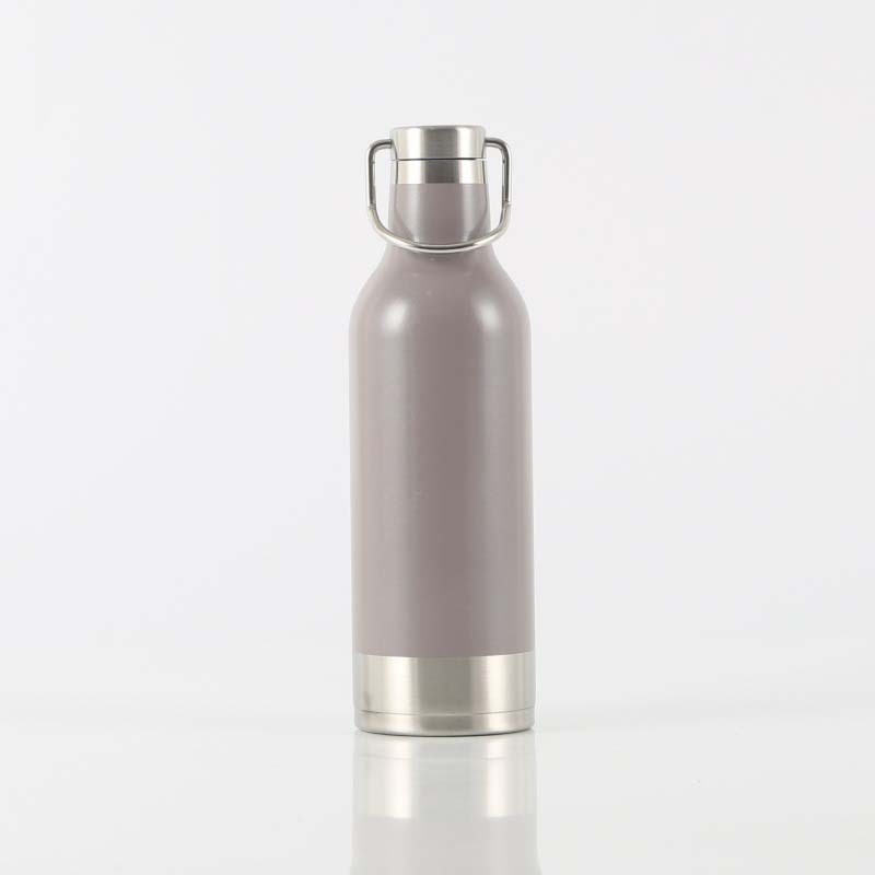 Coocodrink High Quality 500ml Gym Water Bottle Trendy Double Wall Stainless Steel Insulated Matt Surface Popular Water Bottles With Handle