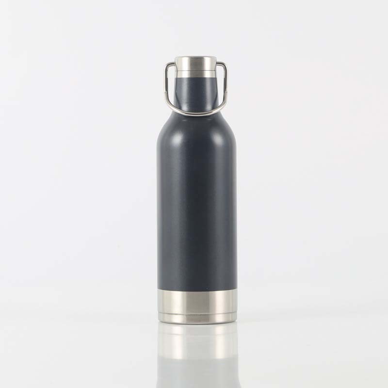 Coocodrink High Quality 500ml Gym Water Bottle Trendy Double Wall Stainless Steel Insulated Matt Surface Popular Water Bottles With Handle