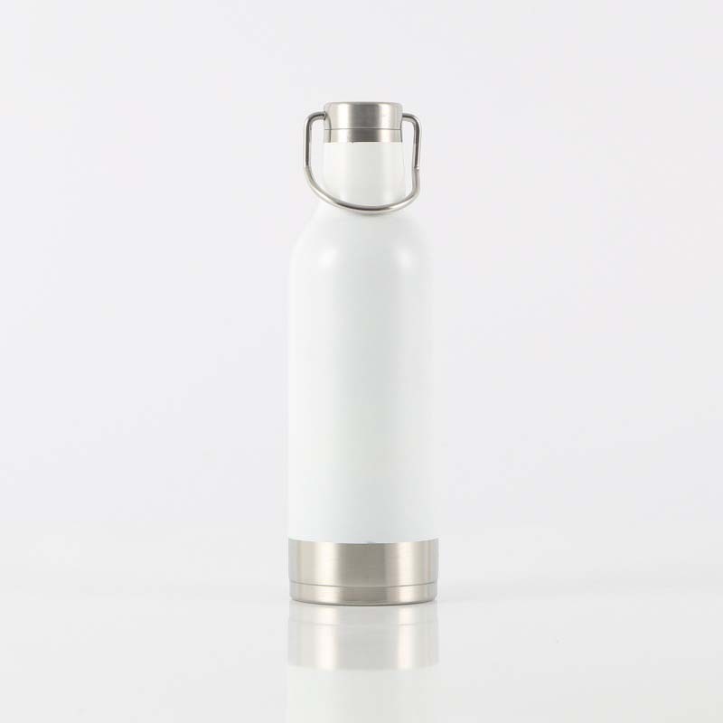 Coocodrink High Quality 500ml Gym Water Bottle Trendy Double Wall Stainless Steel Insulated Matt Surface Popular Water Bottles With Handle