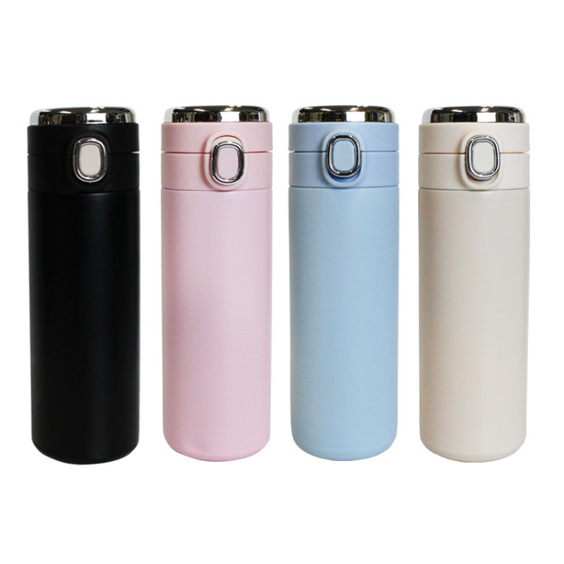 500ML Intelligent Thermos with LED Touch Screen Temperature Display Stainless Steel Insulation Cup Smart Water Bottles