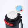 Wholesale Custom Leakproof Lids Insulated Travel Flasks Stainless Steel Thermos Water Bottles with Tea Filter for Outdoor Travel
