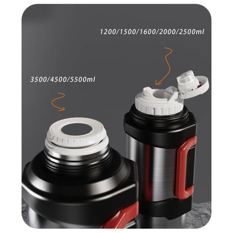 Wholesale Custom Leakproof Lids Insulated Travel Flasks Stainless Steel Thermos Water Bottles with Tea Filter for Outdoor Travel