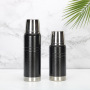 High Quality Custom logo Travel Large Capacity Bottle Double Wall Vacuum Insulate Tumbler Bullet Thermos with Cup Lid.
