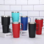 Travel Coffee Mug 20 oz Stainless Steel Tumbler With Handle Stainless Steel Double Wall Coffee Mug Tumbler
