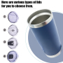 Tumbler Travel Cup Coffee Tumbler Double Wall Vacuum Insulated Stainless Steel Bpa Free 20oz Travel Mugs Outdoor