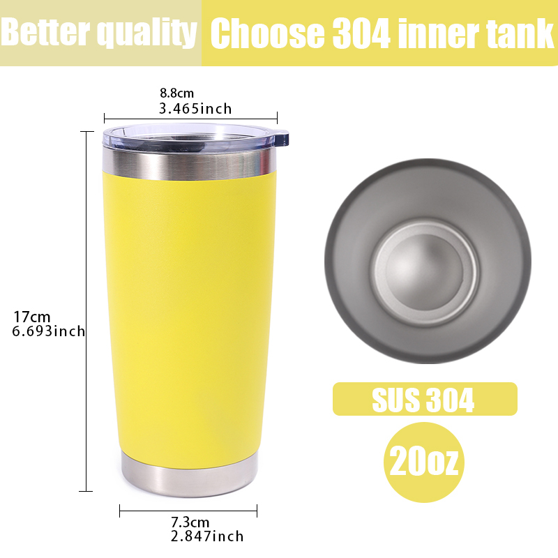 Tumbler Travel Cup Coffee Tumbler Double Wall Vacuum Insulated Stainless Steel Bpa Free 20oz Travel Mugs Outdoor