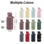  Coocodrink Custom logo Portable 32oz 32 oz 2 in 1 Stainless Steel Pet Feeder Travel Dog Water Bottles With Food Container