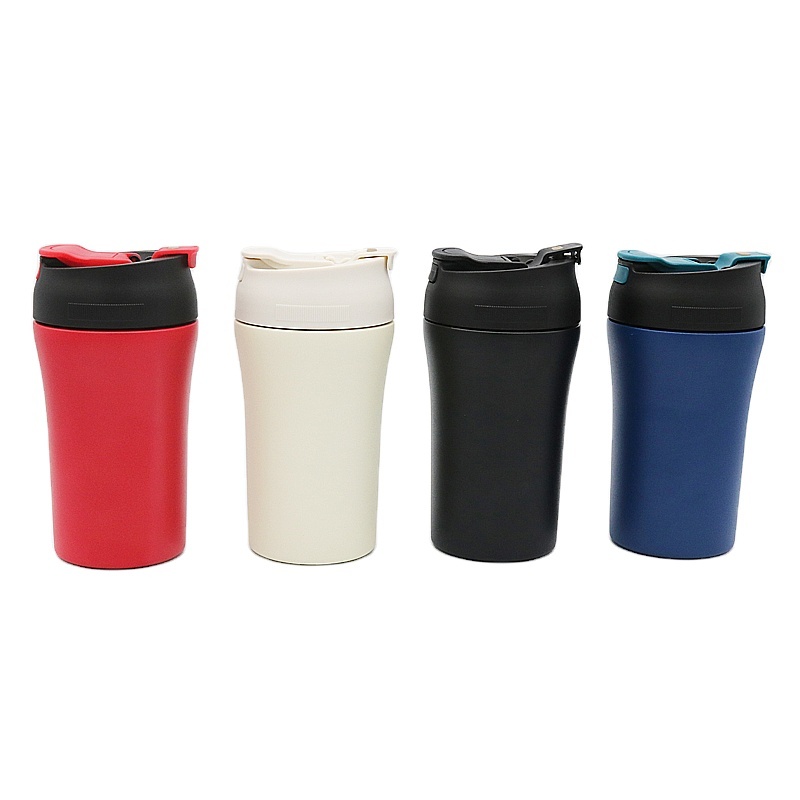 Stainless Steel Coffee Mug 420ml Hot/Cold Insulated Eco-Friendly Portable Camping Cup for 6-12 Hours Thermal Insulation