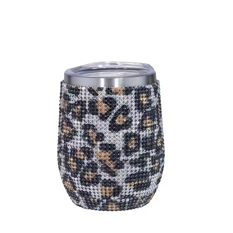 Manufacturers Popular Mug Cup Stick Diamond Drinkware Bling Double Layer Stainless Steel Bottle