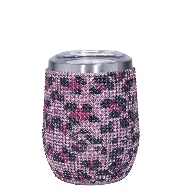 Manufacturers Popular Mug Cup Stick Diamond Drinkware Bling Double Layer Stainless Steel Bottle