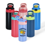 Coocodrink Custom 12oz 304 Stainless Steel Double Wall Insulated Powder Coating Sport Tumbler for Kids Water Bottle with Flip Lid