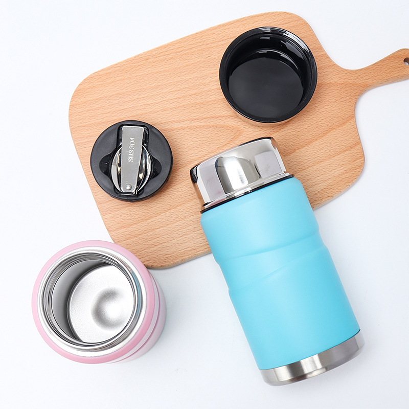 Coocodrink Double Wall Vacuum Insulated Stainless Steel Thermos Lunch Box Food Flask Set Thermos Food Flask Food Warmer