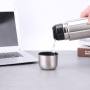 350ml/500ml/750ml/1000ml Wholesale Vacuum Flask Stainless Steel Double Wall Insulated Bullet Shaped Flask