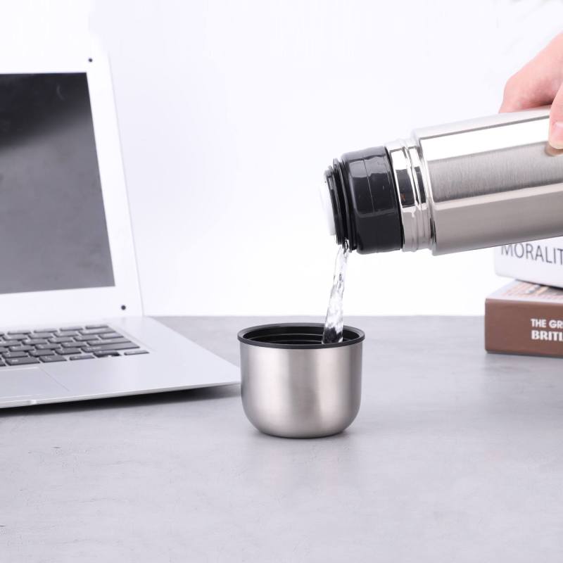 350ml/500ml/750ml/1000ml Wholesale Vacuum Flask Stainless Steel Double Wall Insulated Bullet Shaped Flask