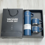 Hot Sale Gift Stainless Steel Double Cup Set Double Wall Vacuum Flask Insulated